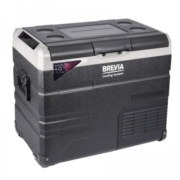 Холодильник автомобільний Brevia 50л (компресор LG) 22615  (Безкоштовна доставка)
