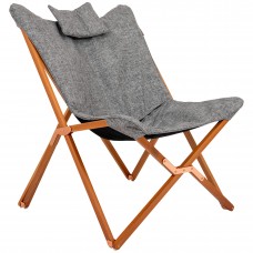 Крісло розкладне Bo-Camp Bloomsbury L Grey (1200370)
