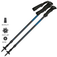 Палиці трекінгові Gabel Cilaos Lite Blue (7007447200000)  (Безкоштовна доставка)