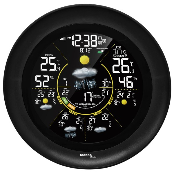 Метеостанція Technoline Tuya Smart/SmartLife WD3040 Black (WD3040)