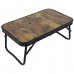 Стіл Bo-Camp Woodbine Compact 56x34 cm Black/Wood look (1404190)