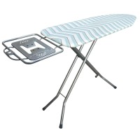 Дошка для прасування Casa Si Elegance 125x41 Grey/Blue Zigzag (CS93589G)