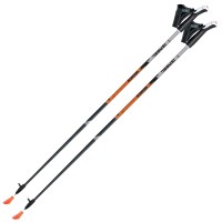 Палиці для скандинавської ходьби Gabel X-1.35 Black/Orange 125 (7008361141250)  (Безкоштовна доставка)