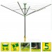 Сушарка для білизни вулична Juwel NovaPlus Evolution Lift Green (30097)