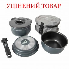 Набір посуду Bo-Camp Trekking 5 Pieces Anthracite (2300351) Discounted