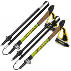 Палиці для скандинавської ходьби Vipole Treveller 130 Green DLX (S25 37)