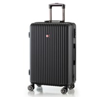 Валіза Swissbrand Riga (M) Black (SWB_LHRIG001M)  (Безкоштовна доставка)