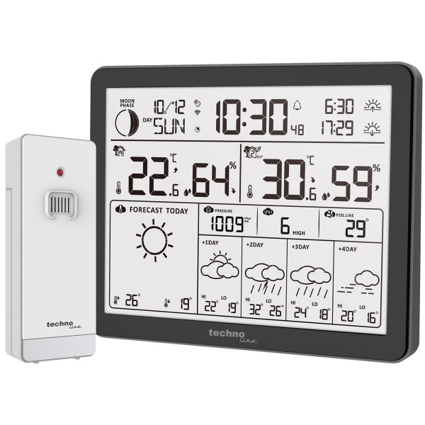 Метеостанція Technoline Tuya Smart/SmartLife WD3000 Black (WD3000)