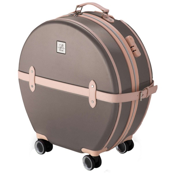 Photos - Luggage Semi Line Валіза  24" (M) Brown/Pink Cream  DAS302679 (T5673-3)