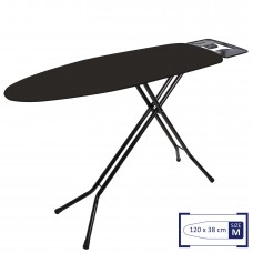 Дошка для прасування Casa Si Superstandard Basic Metallic 120x38 Plain Black (CS95150G409)