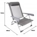 Крісло розкладне Bo-Camp Saint-Tropez Grey (1204796)  (Безкоштовна доставка)