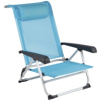 Крісло розкладне Bo-Camp Saint-Tropez Blue (1204784)  (Безкоштовна доставка)