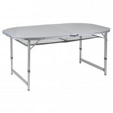 Стіл Bo-Camp Premium Oval 150x80 cm Grey (1404405)