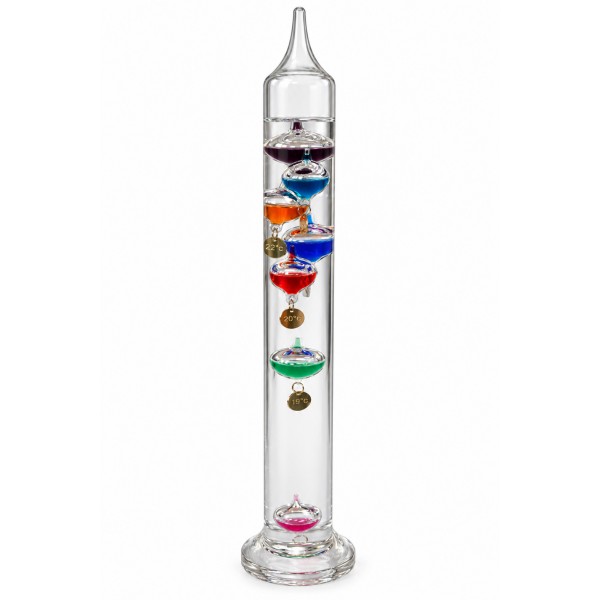 Термометр Галілея Moller 42 cm 7 balls Multicolored/Gold (106333)