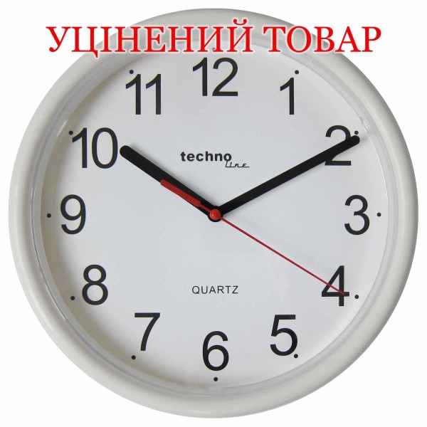 Годинник настінний Technoline WT600 White (WT600 weis) Discounted