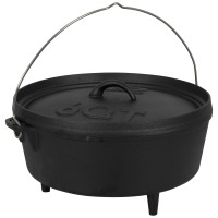 Казан з кришкою Bo-Camp Dutch Oven Cast Iron 31 cm / 5 L Black (2122410)