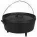 Казан з кришкою Bo-Camp Dutch Oven Cast Iron 31 cm / 5 L Black (2122410)