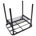 Стіл Bo-Camp Garland 60x45 cm Black/Wood look (1404195)