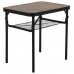 Стіл Bo-Camp Garland 60x45 cm Black/Wood look (1404195)