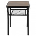 Стіл Bo-Camp Garland 60x45 cm Black/Wood look (1404195)