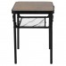 Стіл Bo-Camp Garland 60x45 cm Black/Wood look (1404195)