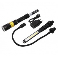 Ліхтар професійний Mactronic Beemer 4 (350 Lm + UV 390 nm) Ultraviolet Focus USB Recharg (PWL0021)  (Безкоштовна доставка)