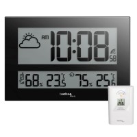 Годинник настінний Technoline WS8011 Black (WS8011)  (Безкоштовна доставка)