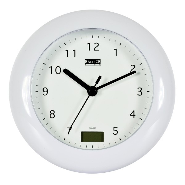 Годинник настінний Technoline 506271 Bathroom Clock White (506271)