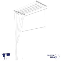 Сушарка для білизни настінно-стельова Casa Si Perfect Dry 5 x 1.6m White (CS42260V05)