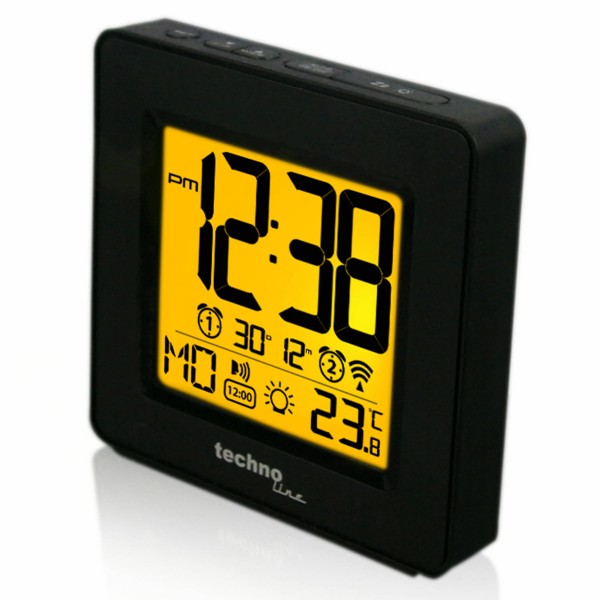 Фото - Настенные часы Technoline Годинник настільний  WT330 Black  DAS301808 (WT330)