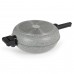 Сковорода подвійна Flonal Dura Induction Rocky Twins 28 см з решіткою (RKIWP2830)_Discounted
