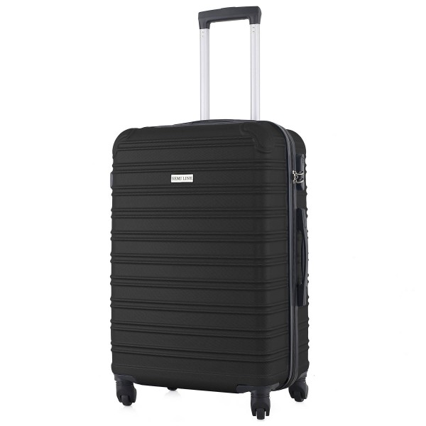 Photos - Luggage Semi Line Валіза  24" (M) Black  DAS302603 (T5636-2)