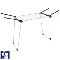 Сушарка для білизни підлогова Casa Si Winner 18m White/Purple (CS92269)