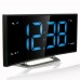 Годинник настільний з радіо Technoline WT460 Blue LED Black/Silver (WT460 blaue LED)