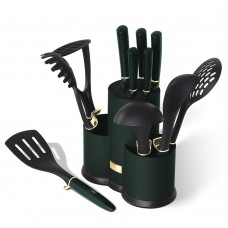 Набір кухонного приладдя та ножів Berlinger Haus Emerald Collection (BH-6250)