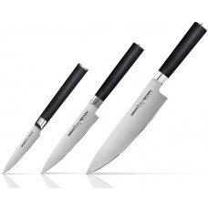 Набір із 3 кухонних ножів Samura Mo-V (SM-0220)