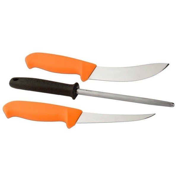 Набір Morakniv 2 ножі + мусат Hunting Set 3000 Orange (12098)