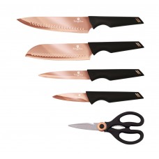 Набір ножів із 5 предметів Berlinger Haus Black Rose Collection (BH-2652)