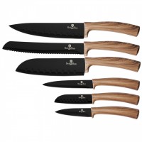 Набір ножів 6 предметів Berlinger Haus Ebony Maple Collection (BH-2286)