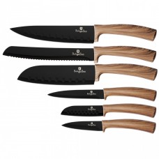 Набір ножів із 6 предметів Berlinger Haus Ebony Maple Collection (BH-2286)