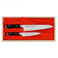 Набір із 2 кухонних ножів у подарунковій коробці Satake Hiroki (HG8341W)