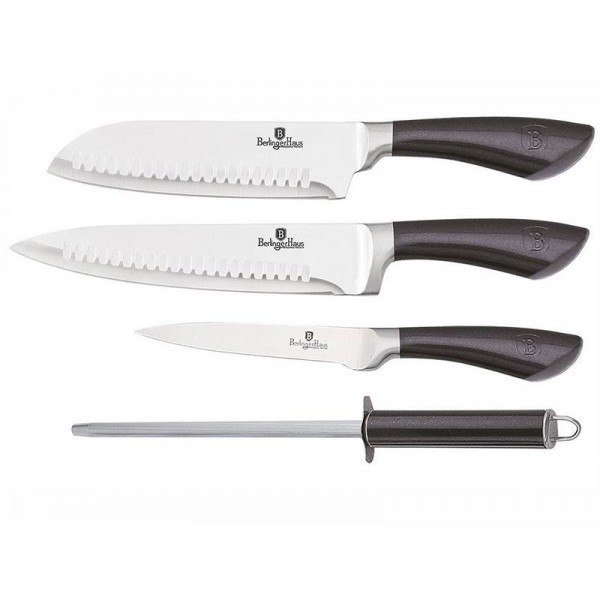 Набір ножів Berlinger Haus Metallic Line Carbon Pro Edition 4 предмети (BH-2497)