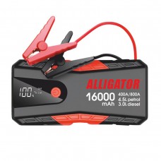 Бустер (пусковий пристрій) Alligator Jump Starter 400A/800A 16000mAh