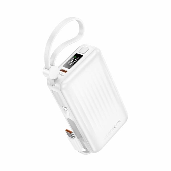 Повербанк (Power Bank) Borofone 10000mAh BJ70 Source dual PD20W білий