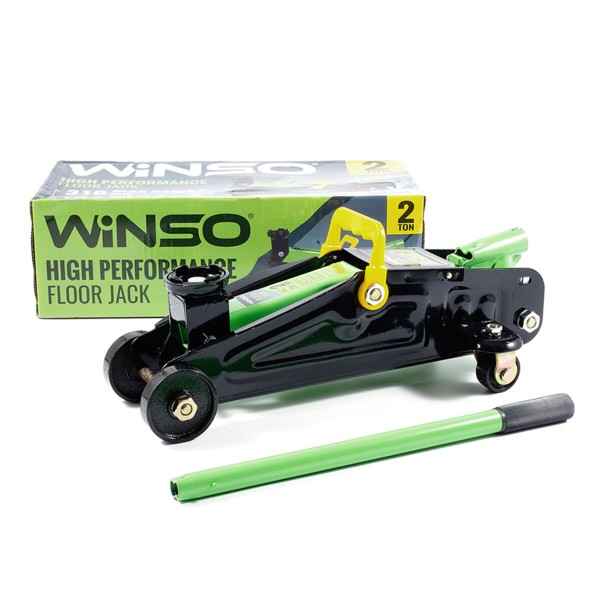 Домкрат гідравлічний, підкатний, 2т, 7,2 кг, висота 125-310мм, картонна упаковка