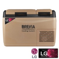 Холодильник автомобільний Brevia 31л (компресор LG) двокамерний 23335  (Безкоштовна доставка)