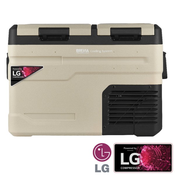 Холодильник автомобільний Brevia 38л (компресор LG) двокамерний 23425  (Безкоштовна доставка)