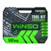 Професійний набір інструментів в кейсі Winso Pro 1/2", 1/4", 3/8" 72T, CR-V, 147од.