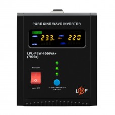 ДБЖ LP LPL-PSW-1000VA+ (700Вт) 10A/30A з правильною синусоїдою 12V