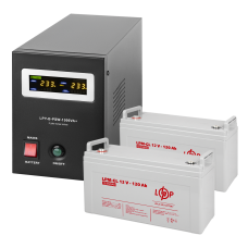 Комплект резервного живлення LP (LogicPower) ДБЖ + гелева батарея (UPS B1500 + АКБ GL 2880W)  (Безкоштовна доставка)